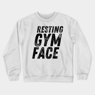 Resting Gym Face Crewneck Sweatshirt
